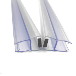 Plastic <strong>PVC</strong> Sealing Shower Glass <strong>Door</strong> 135 Degree Magnetic Glass to Glass <strong>Seal</strong> - Product Image 3