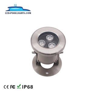 IP68 étanche 3W 9W 304SS a mené la lumière sous-marine 12V 24V sous la lampe de tache d'eau - Product Image 3