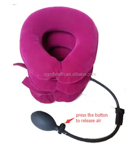 सरवाइकल गर्दन कर्षण डिवाइस inflatable Suppliers-नई डिजाइन Inflatable और समायोज्य गर्दन घर कर्षण के लिए स्ट्रेचर कॉलर रीढ़ संरेखण