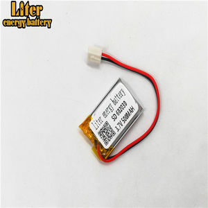 Plugue 2.0-2 P 602030 500 mah <span class=keywords><strong>3</strong></span>.7 v Recarregável lipo bateria solar bateria de lítio polímero de iões de lítio com PCM - Product Image 3