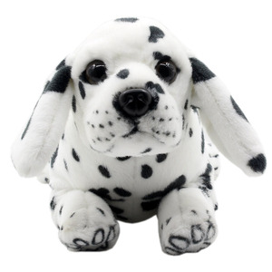 A612 boneka hewan mainan anjing ODM OEM Dalmatian Beagle Rottweiler EN71 CE kustom raja bantal mainan boneka anjing Dalmatian