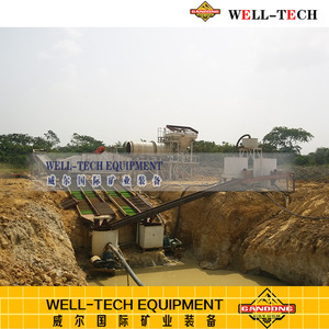 Altın Trommel Ekran Cevher Satılık Taşınabilir Işleme Tesisi Savak Ile Kutusu - Product Image 4