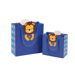 China Hersteller benutzer definierte dunkelgraue Geschenk Papiertüte auf Bestellung gedruckt - Product Image 2