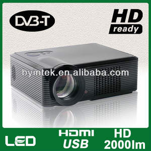 Pulgadas 200 2000 lúmenes portátil <span class=keywords><strong>dvb</strong></span>-<span class=keywords><strong>t</strong></span> hd led <span class=keywords><strong>lcd</strong></span> multimedia de vídeo digital 3d proyector - Product Image 1