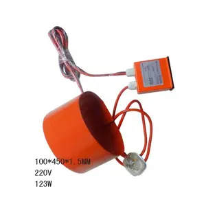 12V-380V Anti-explosion flexible silicone band oil drum heater with digital temperature controller