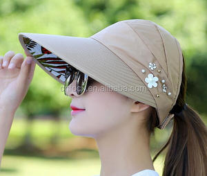 Women <strong>Ladies</strong> <strong>Summer</strong> Outdoor Anti-UV Beach Sun <strong>Hat</strong> / <strong>Summer</strong> <strong>Lady</strong> <strong>Hat</strong> / Foldable Sun <strong>Hats</strong> - Product Image 5