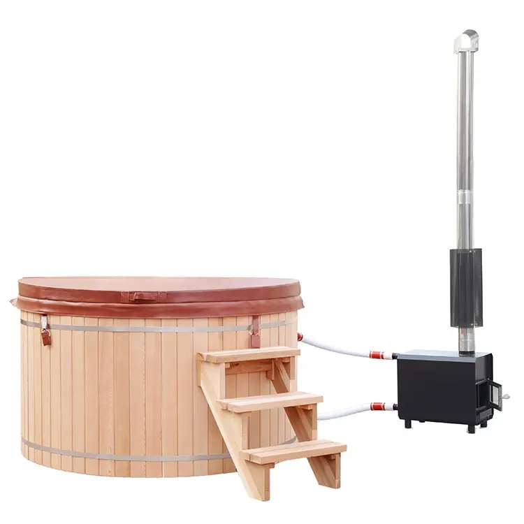 Bañera de hidromasaje de madera acrílica de superficie sólida personalizada profesional independiente
