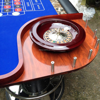 96-Zoll Casino Deluxe Roulettetisch mit Deluxe Chrombeinen
