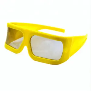 Custom Logo Cinema Anaglyph Polarized Linear Polarizer 3D Glasses