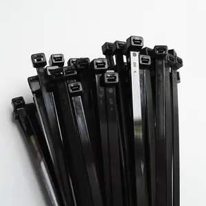 300MM Nylon Black UV Weather Resistant 66 Self-Locking Cable Tie 120Lbs