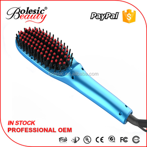 2016 vente chaude OEM/Gros Redressement <span class=keywords><strong>Électrique</strong></span> <span class=keywords><strong>Brosse</strong></span> <span class=keywords><strong>À</strong></span> <span class=keywords><strong>Cheveux</strong></span>, <span class=keywords><strong>Cheveux</strong></span> Redresseur Peigne, En Céramique Défrisants - Product Image 3