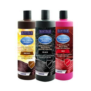 Champú para teñir el cabello con extracto <span class=keywords><strong>de</strong></span> Rosa y <span class=keywords><strong>henna</strong></span>, champú para el cuidado del cabello - Product Image 1