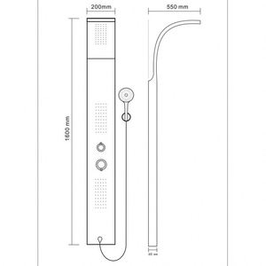 Niza Calidad Sanitaria Estilo Selecciones <span class=keywords><strong>Esquina</strong></span> <span class=keywords><strong>Ducha</strong></span> <span class=keywords><strong>Columna</strong></span> - Product Image 6