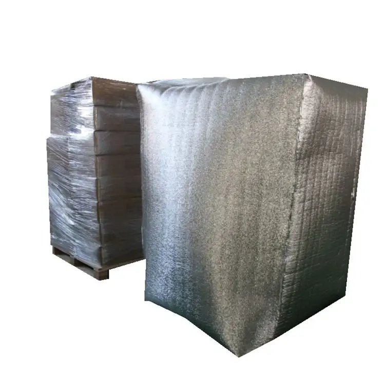 Versand behälter Liner Cover mit Dampfsperre Aluminium folie Epe Xpe Foam Thermal Paletten abdeckung