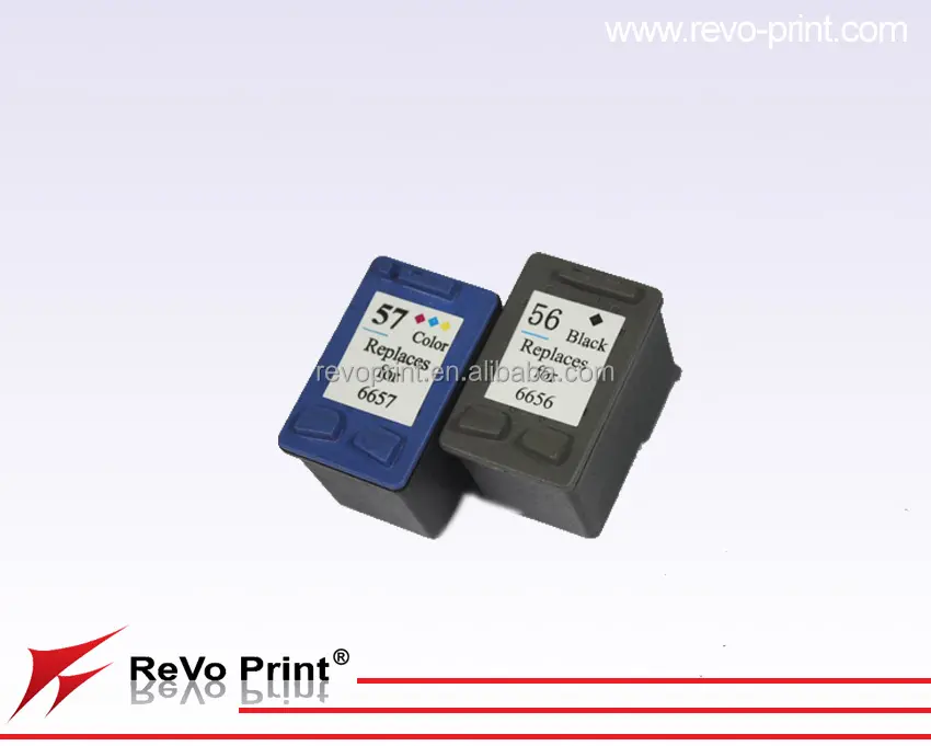 Cartucho de inyección de tinta HP56 HP57 C6656A C6657A compatible para HP OfficeJet 5600 todo-en-uno impresoras