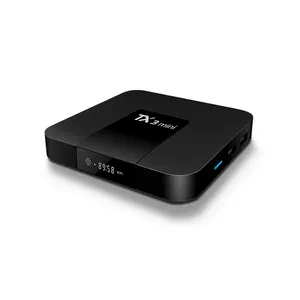 Living stream-smart tv box tx3 mini, 4k, 1GB de Ram y 8 GB de Rom, receptor de tv satelital, libre, android, wi-fi