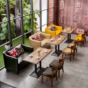 Cabinas de restaurante baratas de nuevo diseño, muebles de cafetería, tela, cabina de restaurante, sofá de diseñador R1737 - Product Image 3