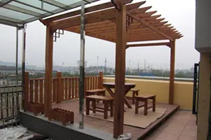 中国新的 thermowood pergola 屋顶