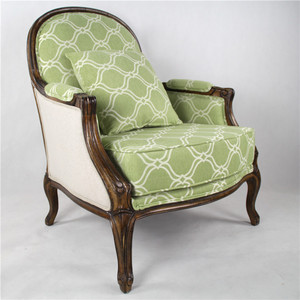 Complete in Specifications Comfortable Oversized Comfy Side <strong>Chairs</strong> Green Pattern Cloth Living Room <strong>Reading</strong> <strong>Chair</strong> - Product Image 4