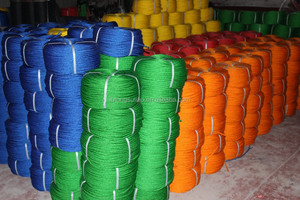 Màu Đỏ Vàng Xanh 3 Hoặc 4 Sợi Xoắn PE Vòng Sợi Dây Pp Danline Xoắn Dây Polypropylene Raffia Dây - Product Image 5