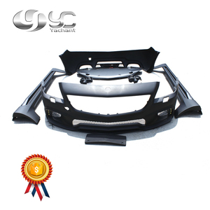 Trade Assurance FRP เส้นใยแก้วชุด Fit สำหรับ2011-2014 SLK-CLASS R172 WA สไตล์กันชนด้านข้างกระโปรงด้านหลังสปอยเลอร์ Diffuser - Product Image 1