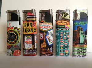 EU điện tử máy bay phản lực nhẹ hơn FH-805 nhựa bơm lại cho thuốc lá sử dụng - Product Image 3