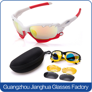 Frais mode personnalisé plastique variable 3 lentilles wrap-around lunettes de soleil - Product Image 2
