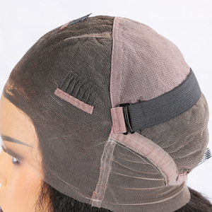 African American Short Wig Afro Kinky Curly Human <strong>Hair</strong> Heavy Density Full Lace Wigs With <strong>Removable</strong> Elastic Band - Product Image 6