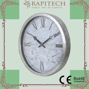 16 inch 3 In 1 Agriculture <b>Garden</b> Metal <b>Clock</b> <b>Outdoor</b> <b>Clock</b> - Product Image 1