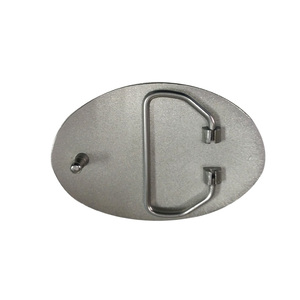 사용자 정의 디자인 서양 카우보이 오래 된 실버 금속 벨트 버클 - Product Image 3