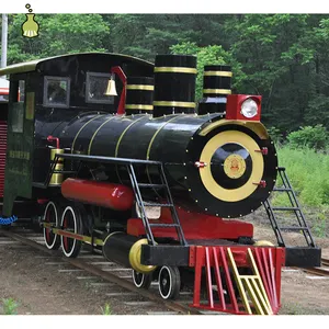 Outdoor kids electric amusement park diesel train locomotive