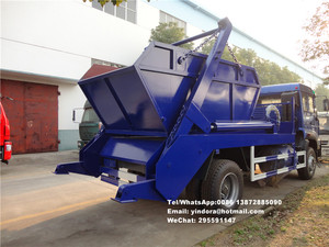 10 тонн sinotruk howo мусоровоз промышленный контейнер бункеры и гидравлические качели рука грузовик Спецификация Скип погрузчик - Product Image 3