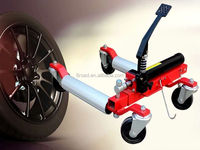 La roue mécanique de voiture vont Jack, véhicule hydraulique plaçant Jack