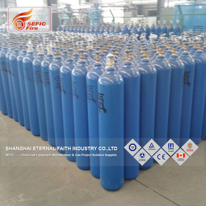 Bleu Chaud-Vente En Amérique Oxygène Bouteille De Gaz 40L 150 BAR D'oxygène Cylindre Poids De Bouteille D'oxygène - Product Image 2