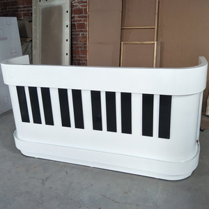 Bàn Cao Cấp Màu Trắng Bàn Gỗ Mới Bàn Tiếp Tân Văn Phòng Hiện Đại - Product Image 4