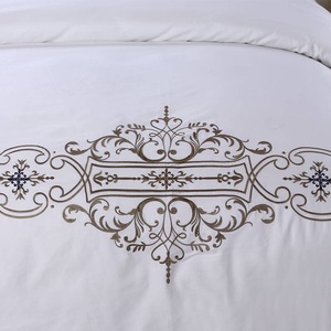 Ensemble de literie brodé 100% coton direct d'usine hôtel utilisé pour le grossiste à prix compétitif - Product Image 3