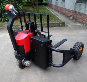 Caminhão elétrico de palete de 1 tonelada, amplamente uso duro com rodas pneumáticas adesivas - Product Image 6