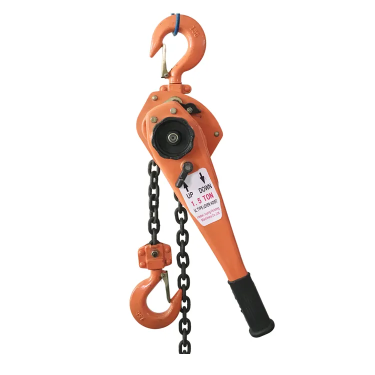 traffic barrier low height Safety light lifting vital lever chain hoist block