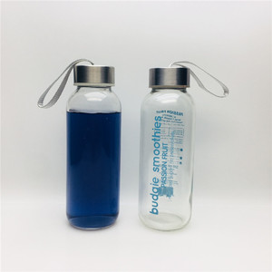 300 ml su şişesi sütsüz krema kabarcık çay helal cam şişeler tepesi - Product Image 2