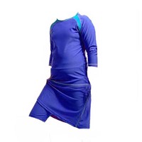 80% nylon 20% spandex falda de las mujeres conjunto nadar Capris UPF 50 + + + Playa nadar vestido largo nadar falda con polainas