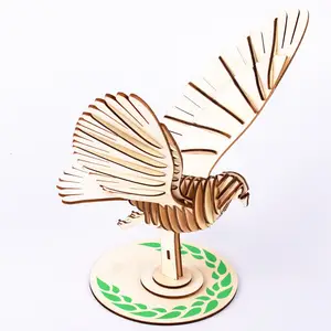 3D Holz simulation Peace Dove Assembly Puzzle Modell Spielzeug für Kinder und Erwachsene