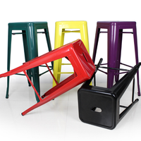 Chine fabricant Malaisie style italien en métal tabouret de bar tabouret de bar coloré entreprise avec meubles populaires