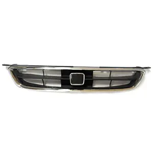 Kisi Radiator depan baru untuk 1998-2002 Honda Accord Mesh Vent Grill Chrome ABS HO1200140 71191-S84-G01