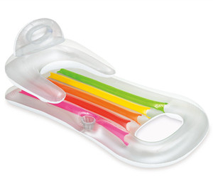 Intex 58802 estate King Kool lounge in PVC gonfiabile anello di nuoto con braccioli e schienali per i bambini per la piscina e il nuoto