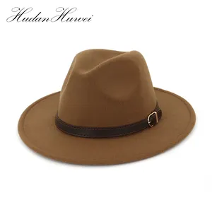 手工皮革装饰 Trilby 帽子爵士帽子和帽子