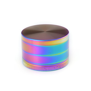 Lazo de lluvia liso con logo personalizado para mujer, trituradora de hierbas y especias, metal, zinc, cnc, color rosa brillante, 4 unidades - Product Image 5