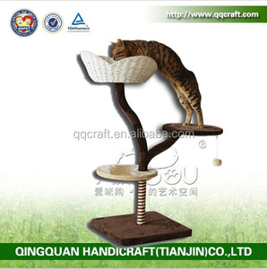 Qqpet <span class=keywords><strong>precio</strong></span> barato de lujo los árboles del gato nuevo gato rascador Cat Scrather - Product Image 3