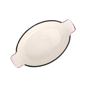 <span class=keywords><strong>Plat</strong></span> <span class=keywords><strong>à</strong></span> gratin en fonte émaillée Sizzle & Serve allant au four - Product Image 4