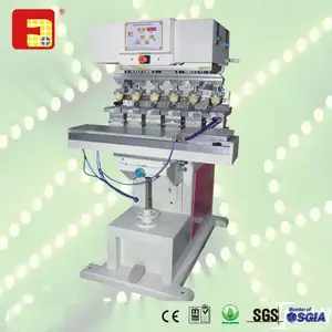 Máquina de sellado de taza de la tinta / bandeja de 6 colores tampografía en China