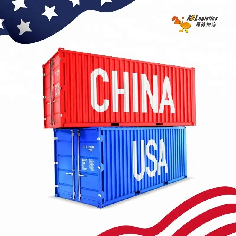 40GP/40HQ 45HQ การจัดส่งสินค้าคอนเทนเนอร์ทะเลบริการจัดส่งสินค้าจากประเทศจีนไปยังประเทศสหรัฐอเมริกา